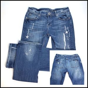 Cowgirl Tuff Co Star Jeans size 30x33 actual 31x32
